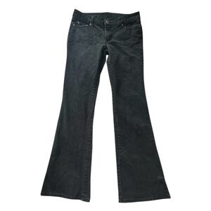 BONGO Women’s Y2K Charcoal Black Flare Denim Jeans Sz 7